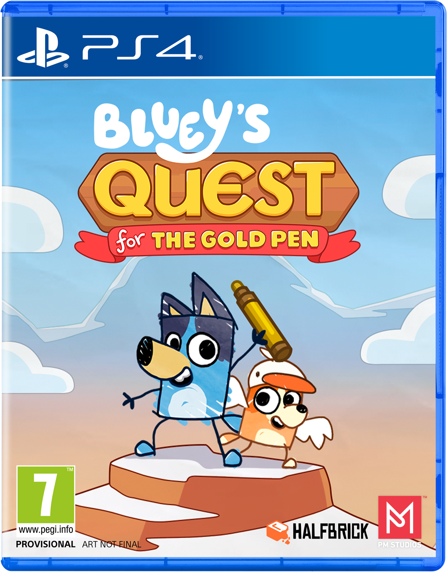 Bluey´s Quest for the Gold Pen