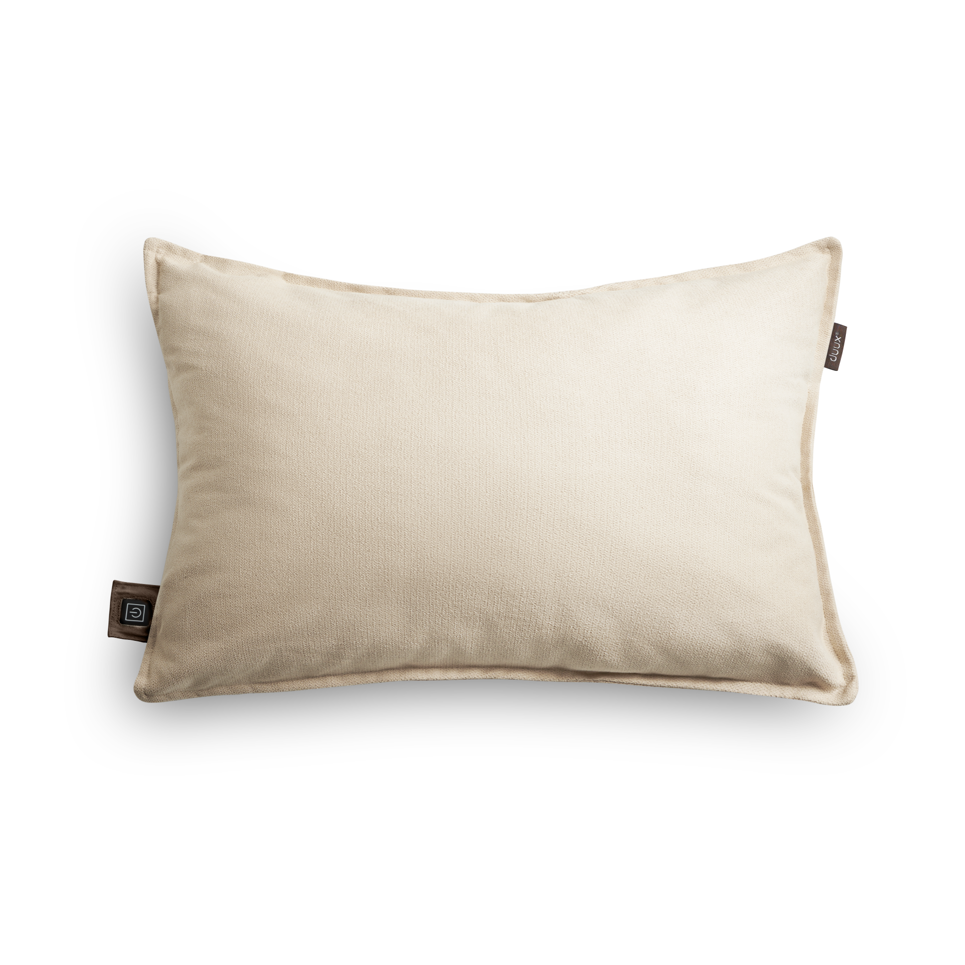 Duux Mellow Beheiztes Kissen – Beige - 40×60 cm - 9 Std. kabellos - Graphen-Heizung
