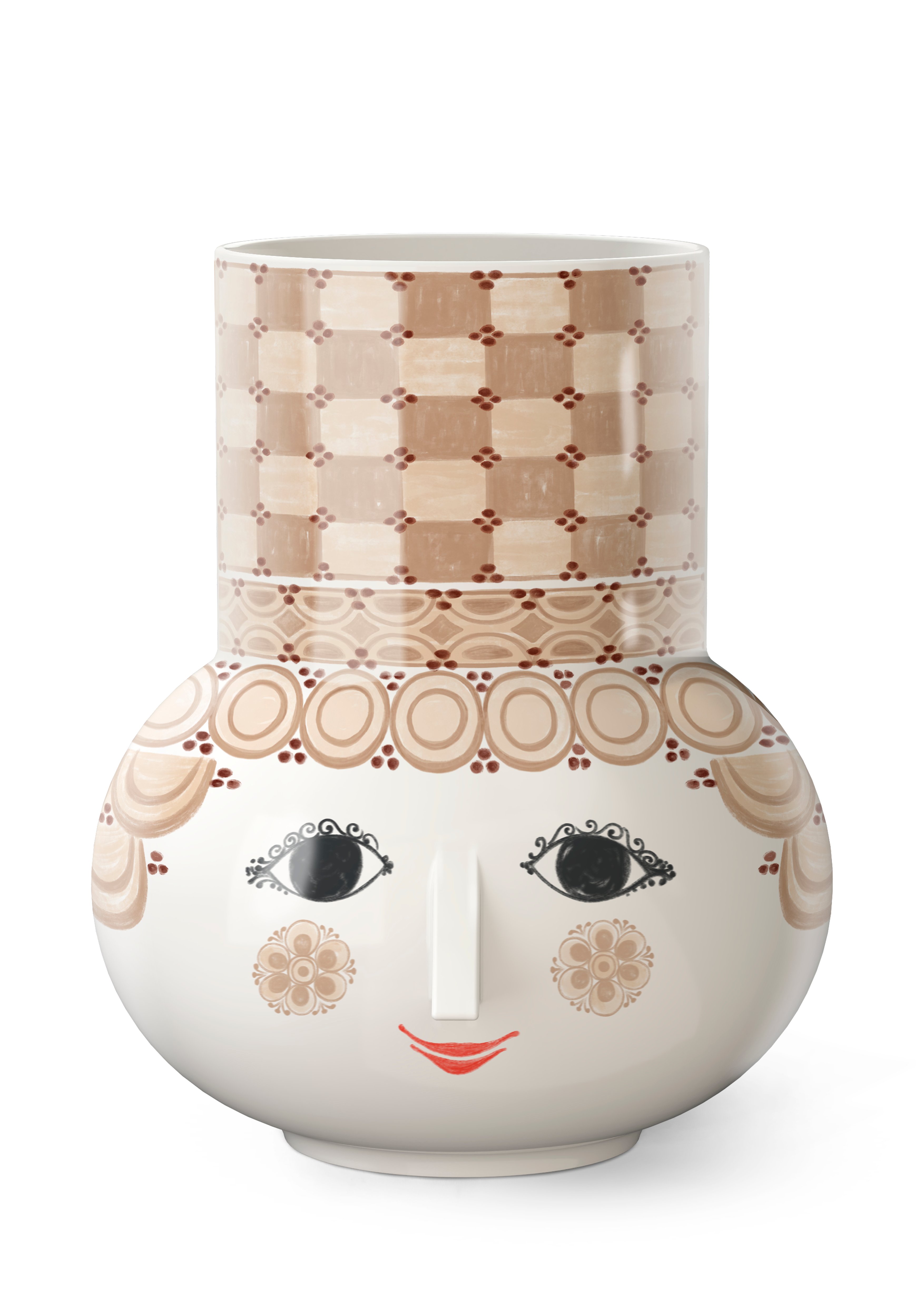 Bjørn Wiinblad - Olga Vase - Beige - H35 cm