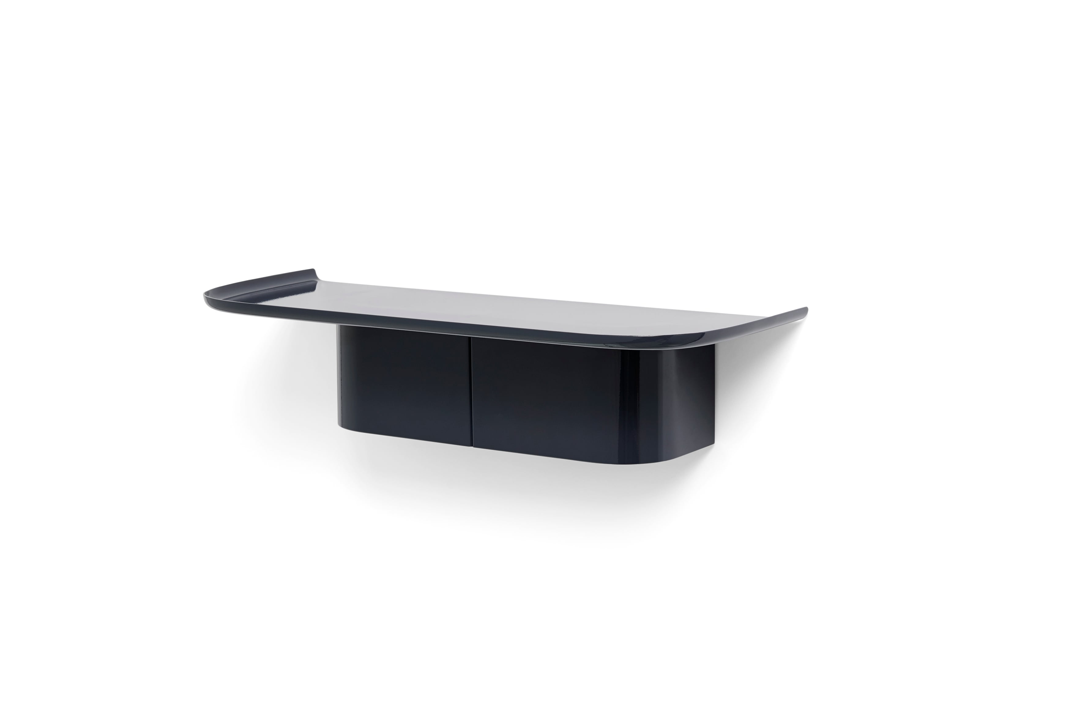HAY - Korpus Regal 4 Haken 60x25x14 cm (Mitternachtsblau)