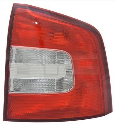 TYC Rückleuchte SKODA 11-12259-01-2 1Z9945096A,1Z9945112A Heckleuchte,Rücklicht,Schlussleuchte
