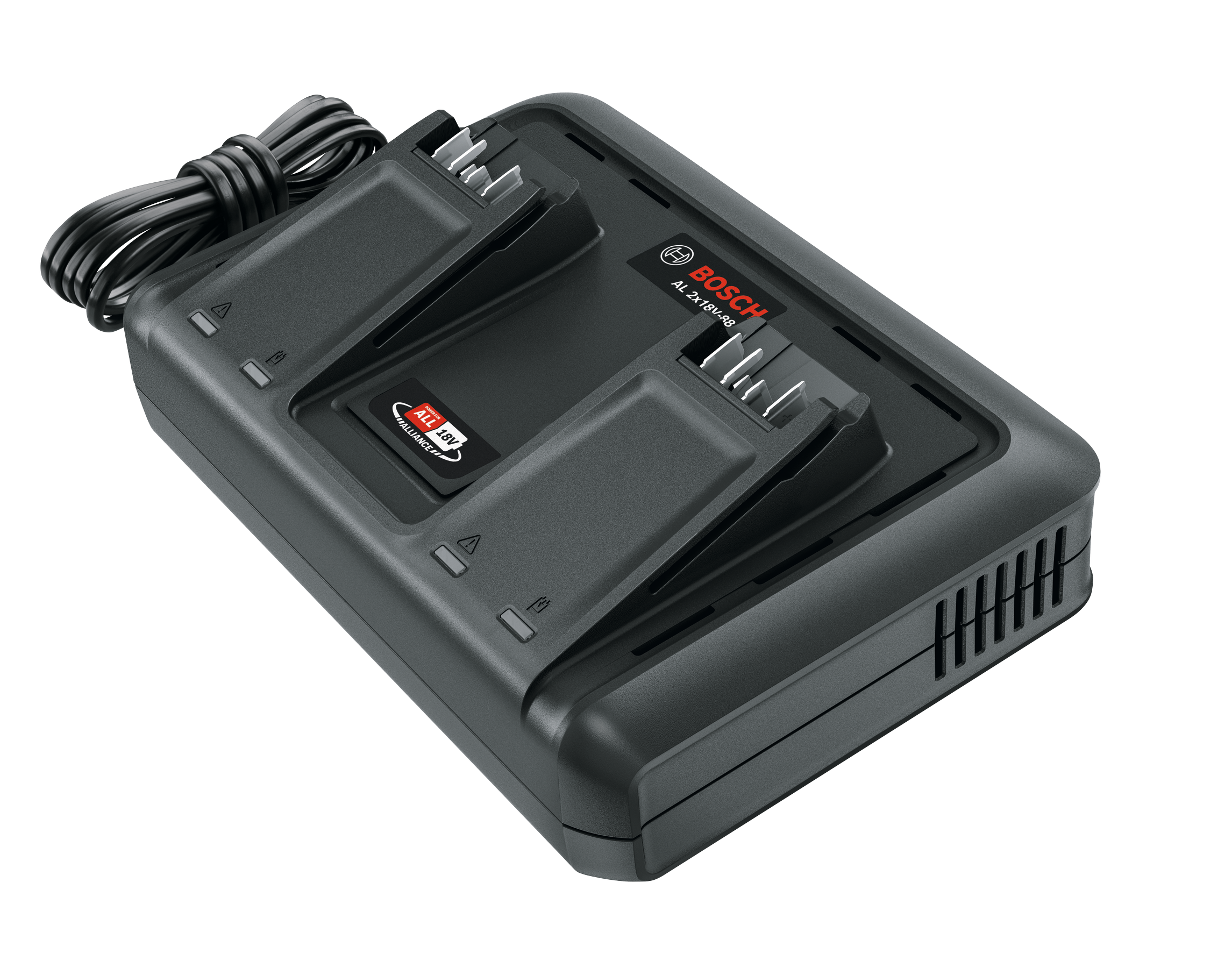 Bosch - AL 2x18V-88 Doppel-Schnellladegerät - 2 Power4All-Akkus gleichzeitig laden