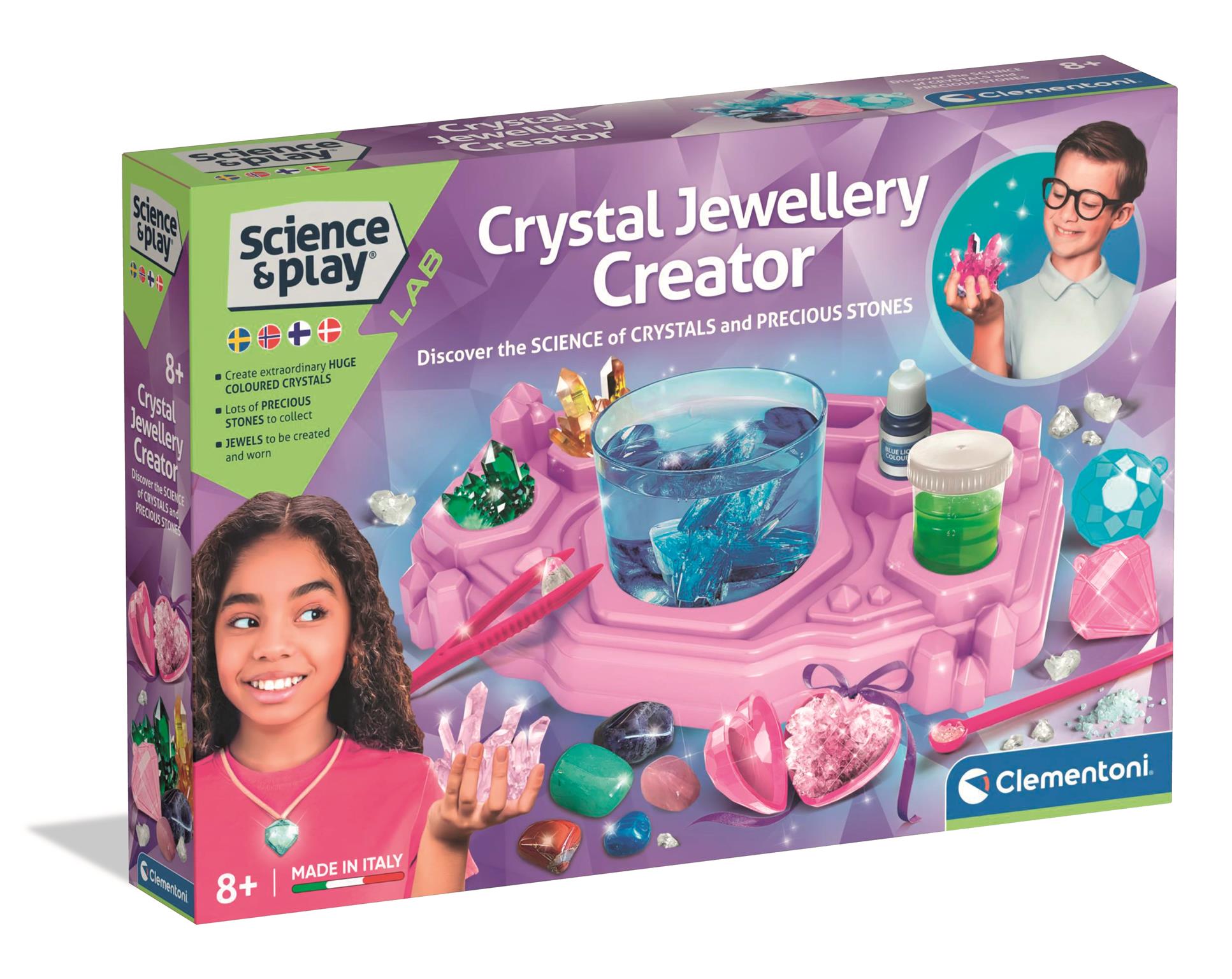 Clementoni - Crystal Jewels Lab (I-78398)