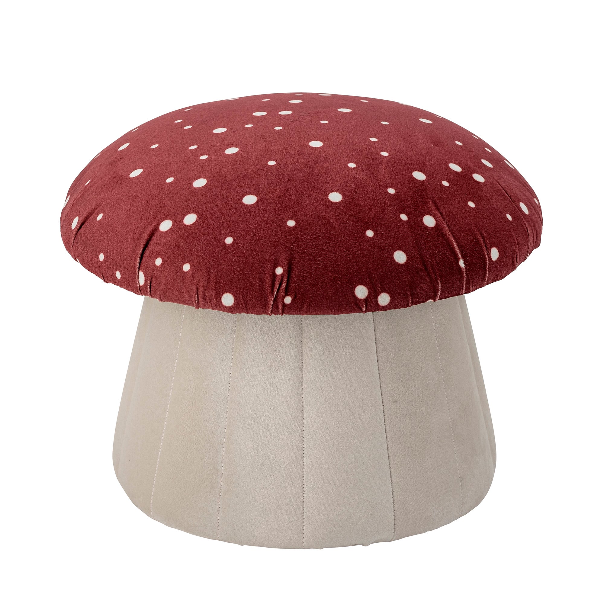 Bloomingville MINI - Lue Pouf, Rot, Polyester