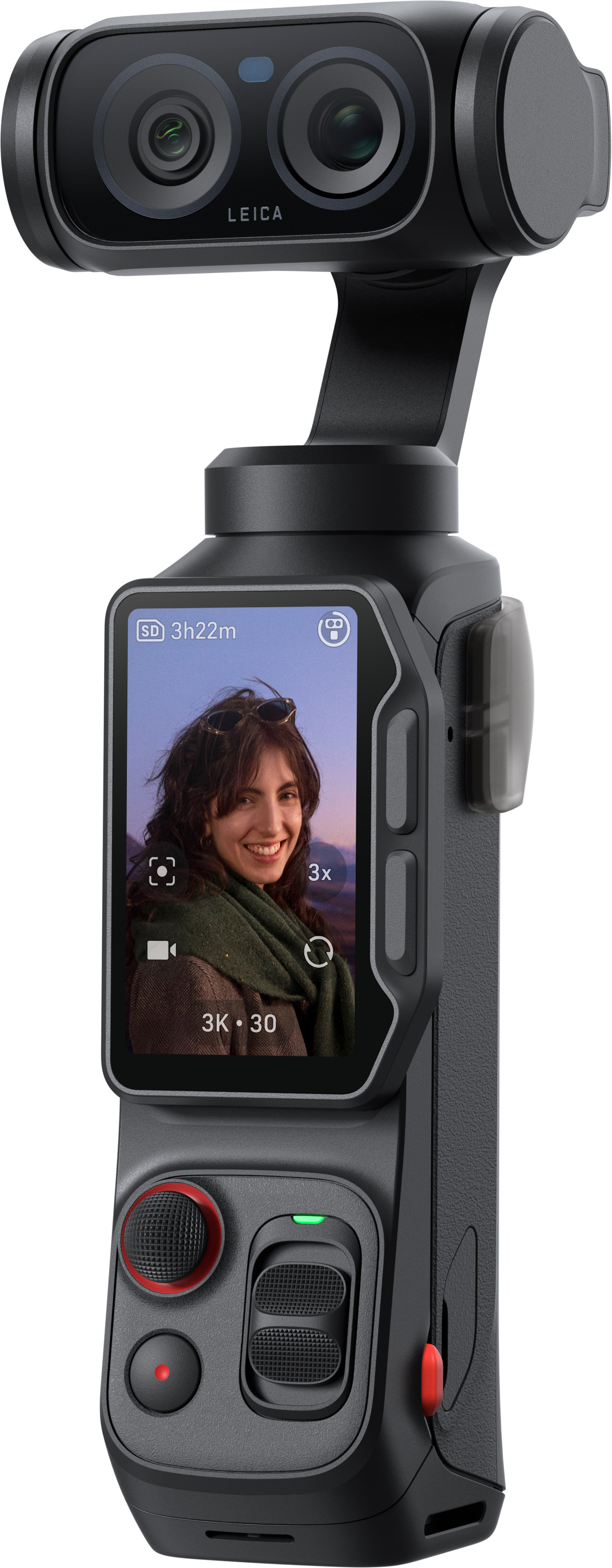 Insta360 - Luna Ultra Standard Bundle - Gimbal-Kamera mit Leica, 8K Dolby Vision & Abnehmbarem OLED-Display