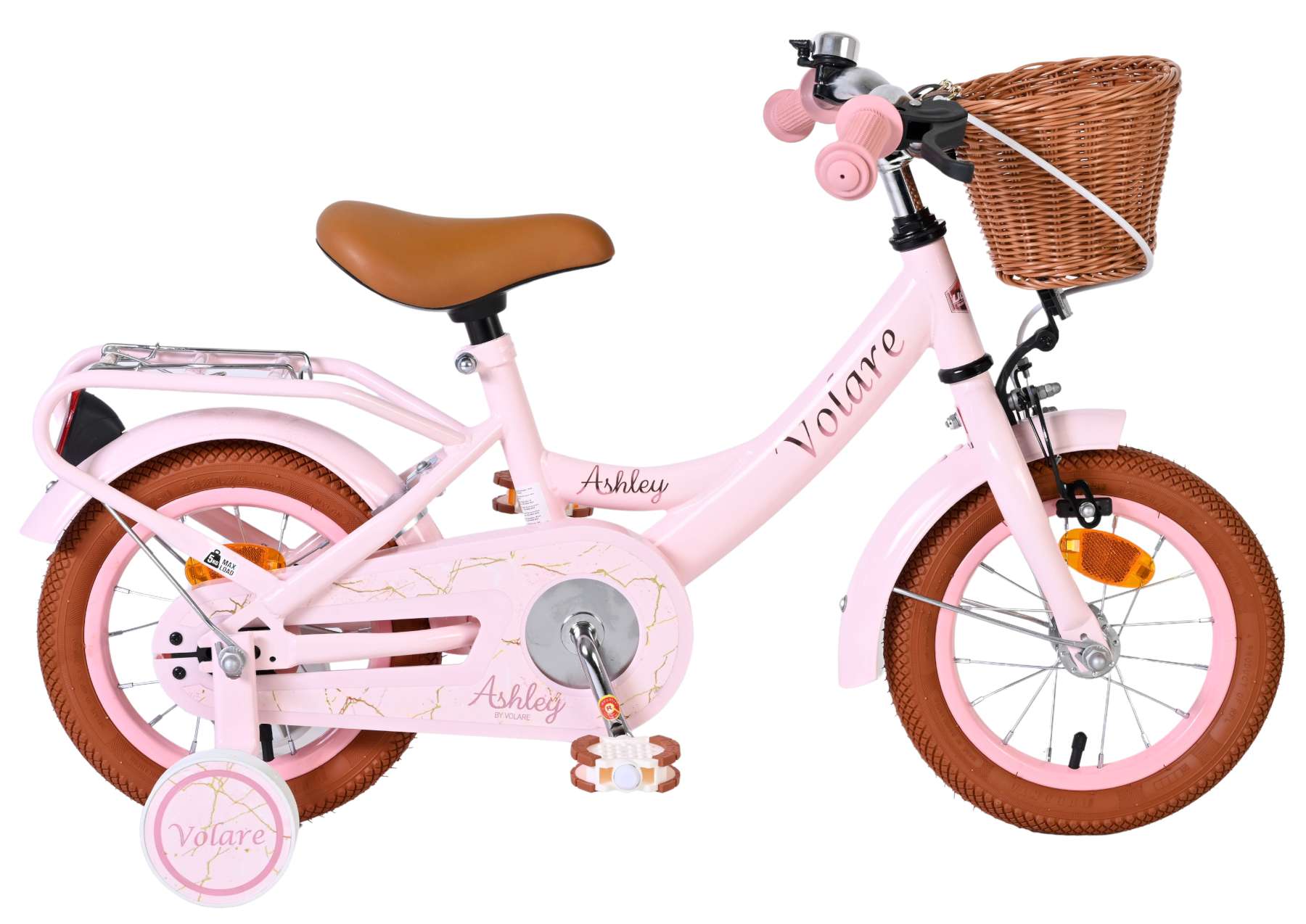 Volare - Children's Bicycle 12" - Ashley Pink Pastel (51233)