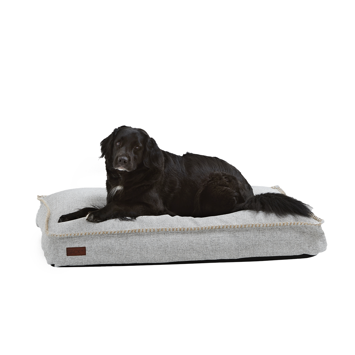 SACKit - Hundebett Large - 120x80x15 cm - Sand Melange