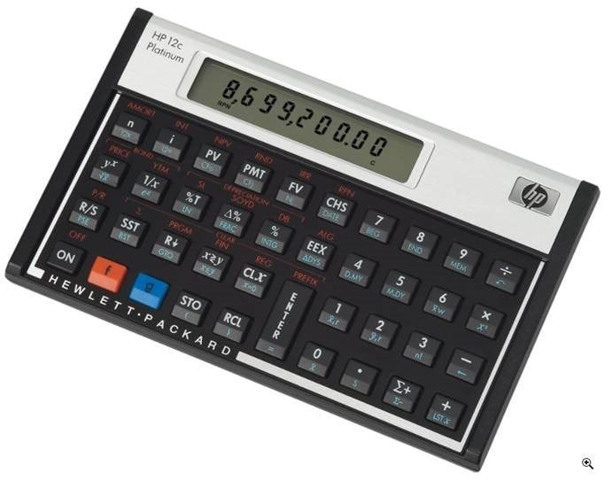 HP - 12CPL Financial Calculator Platinum