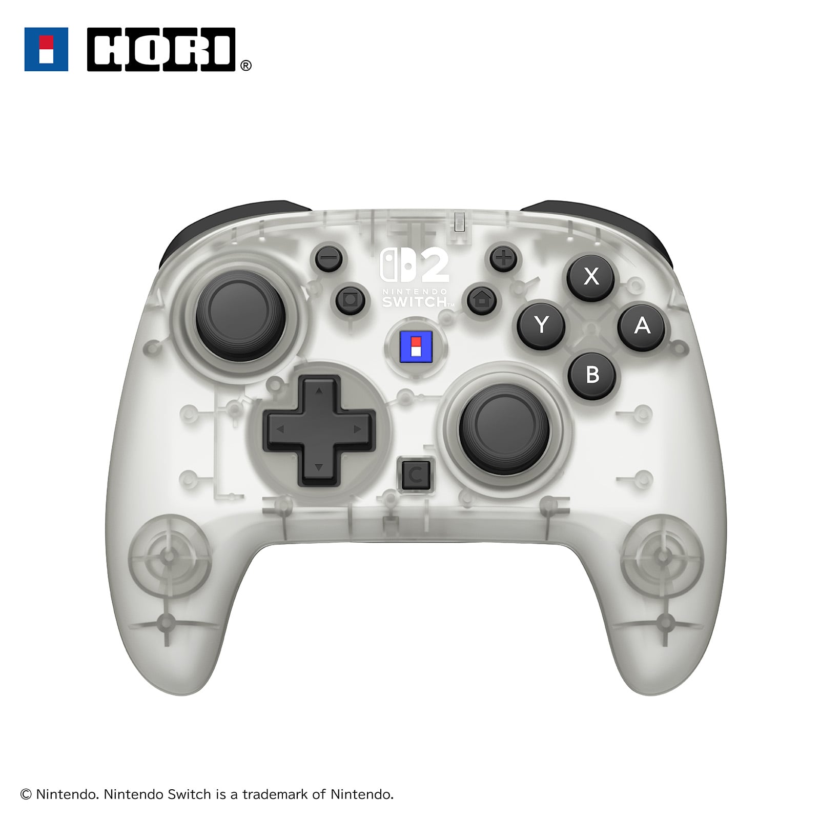 HORI - Wireless Horipad Turbo - Nintendo Switch 2 - Frost White