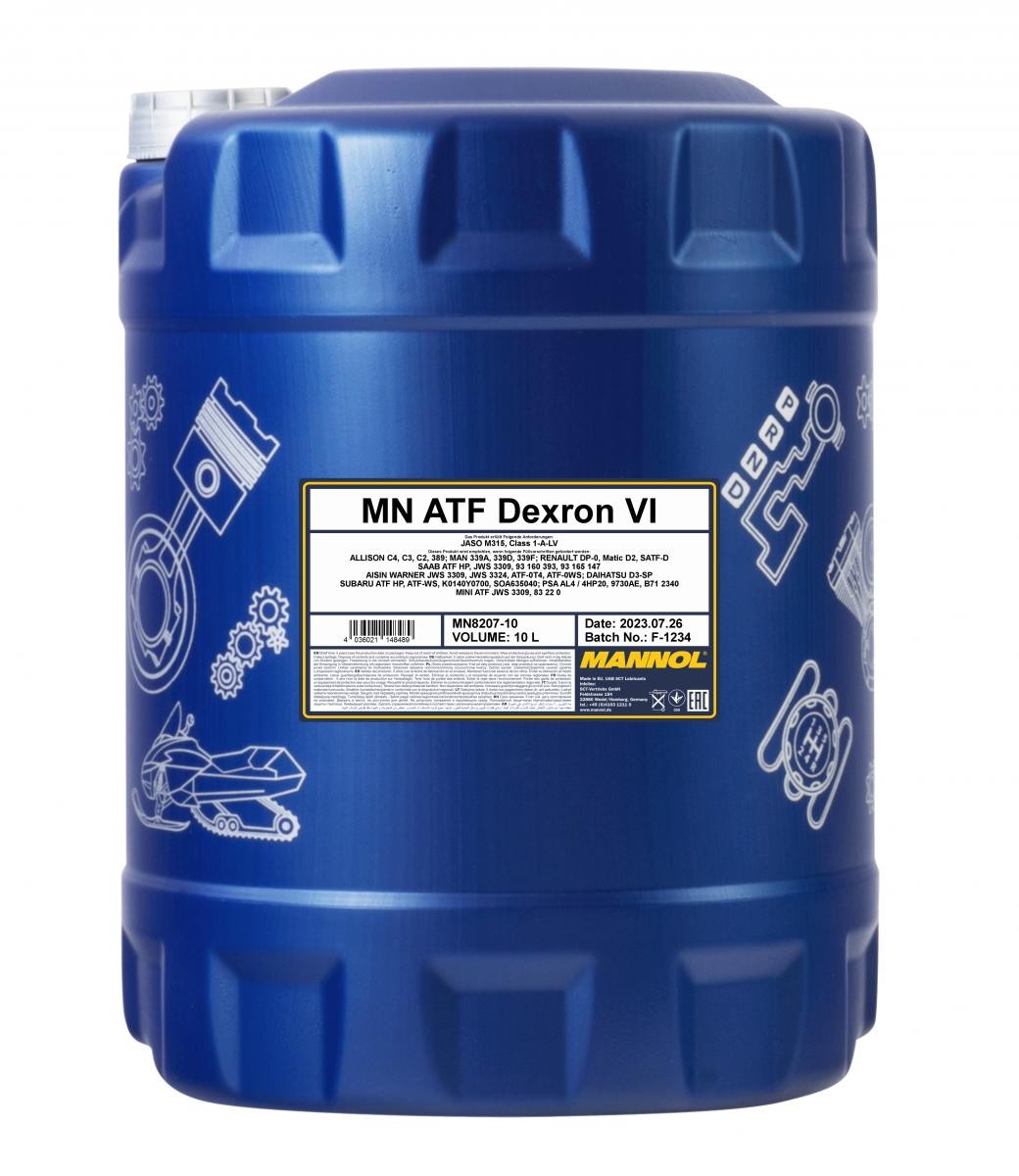 MANNOL Automatikgetriebeöl VW,MERCEDES-BENZ,OPEL MN8207-10