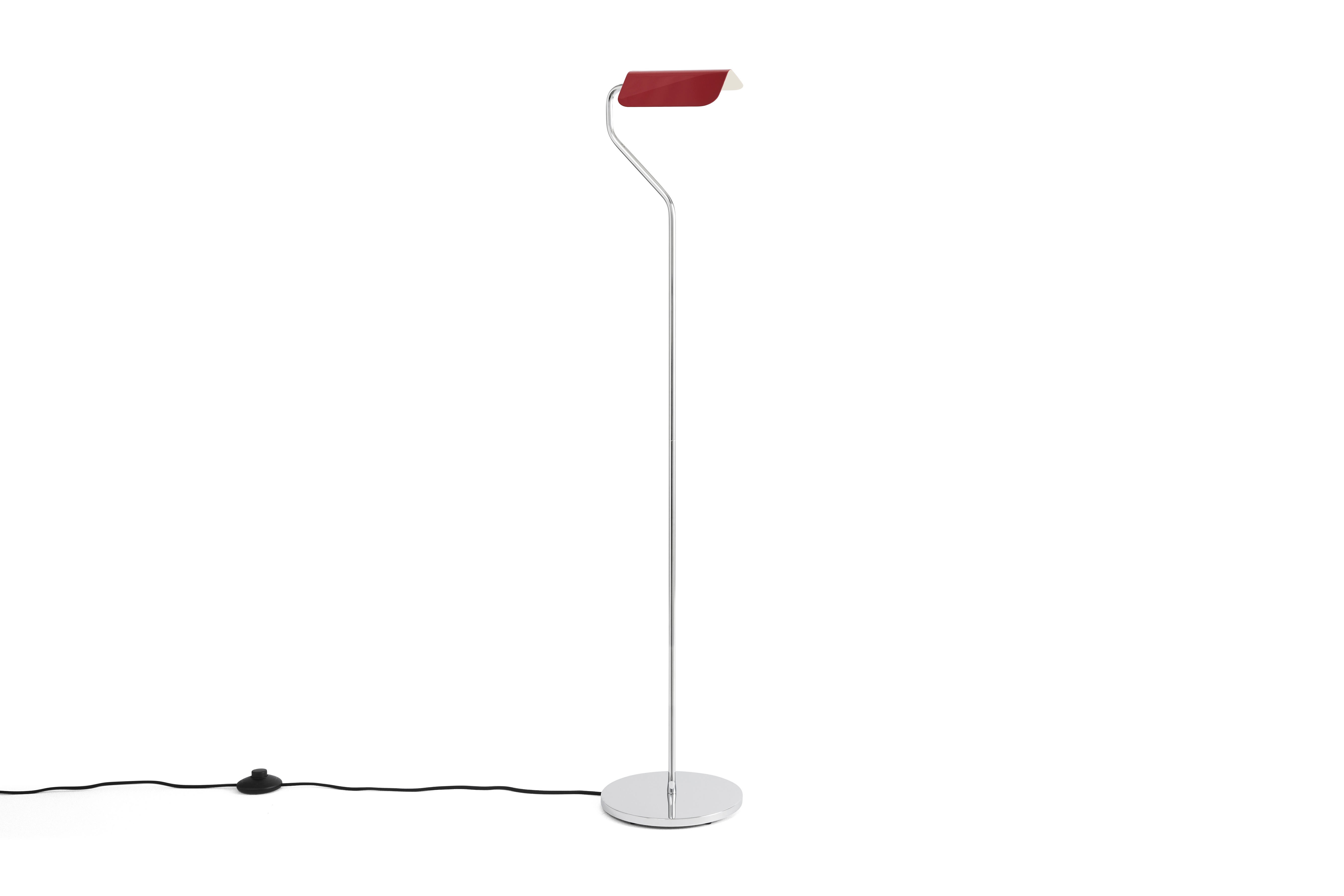 HAY - Apex Stehlampe - H110 cm - Kastanienrot