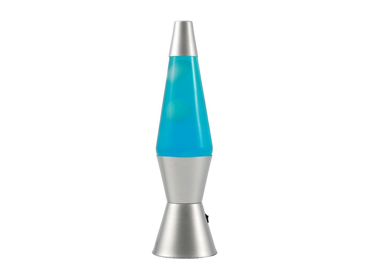 iTotal - Spaceship LED Lava Lamp - Blue liquid and white wax (XL3328)