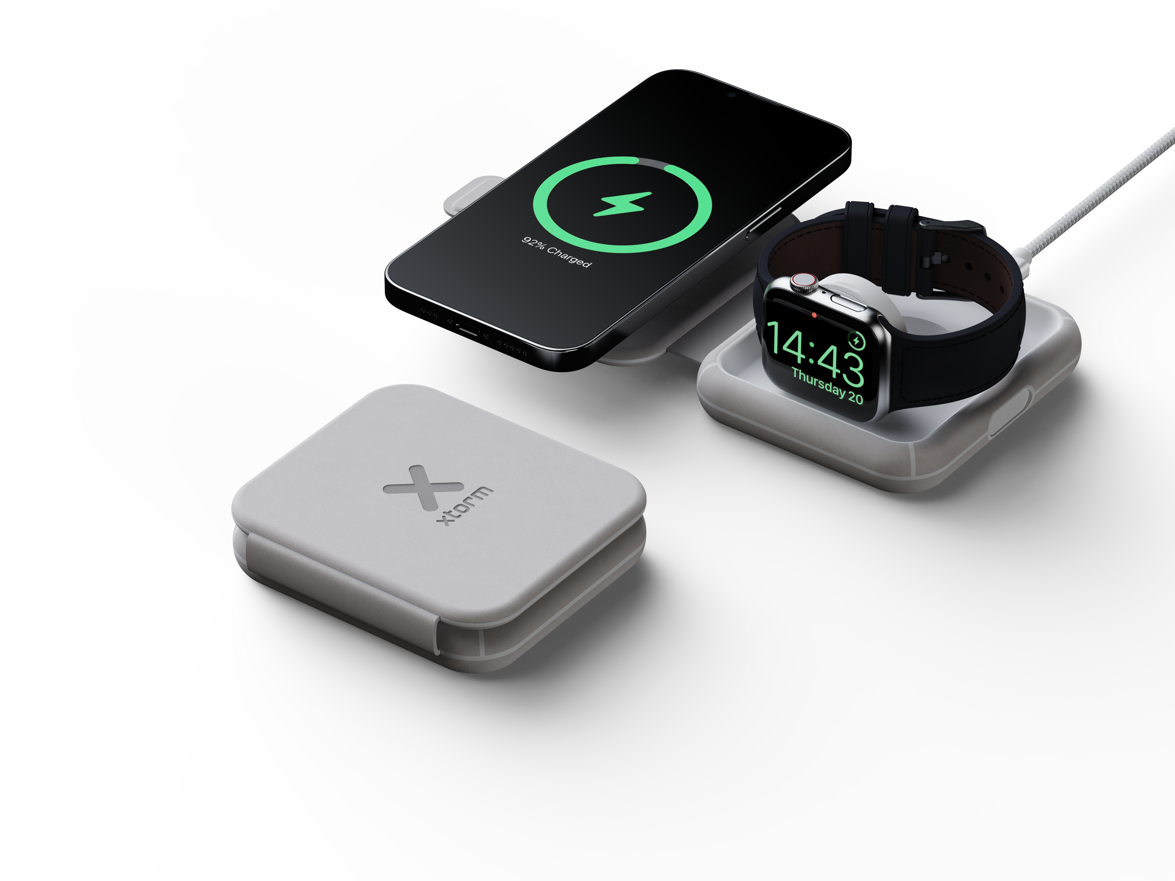 Xtorm - Foldable Wireless Travel Charger 2in1 - 15W