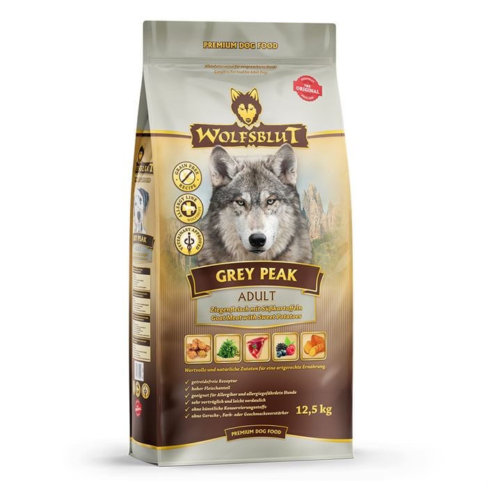 Wolfsblut - Dogfood - Grey Peak 12,5 kg - with Fresh and easily digestible goatmeat