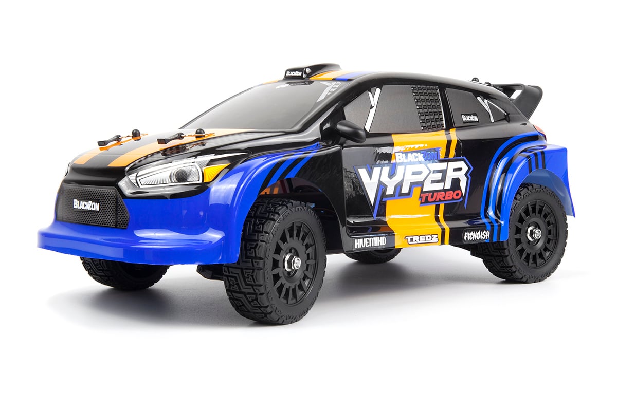 BLACKZON - Vyper RX Turbo 1/16 4WD 2S Brushless - Blue/Orange (540284)