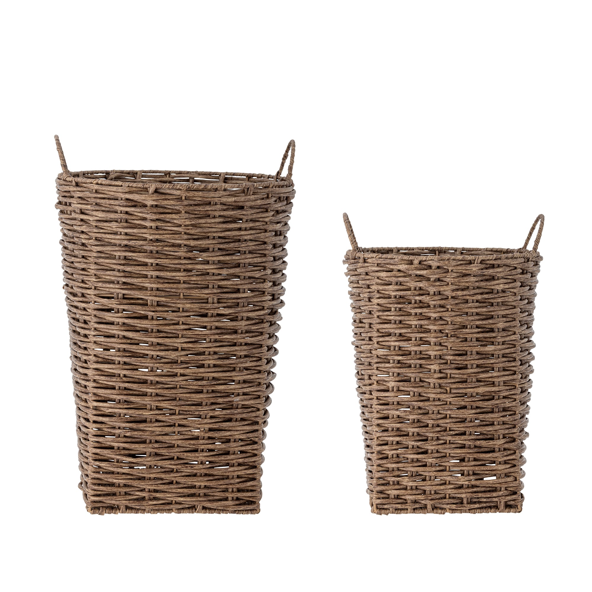 Bloomingville - Cestina Korb - Braun - Polyrattan