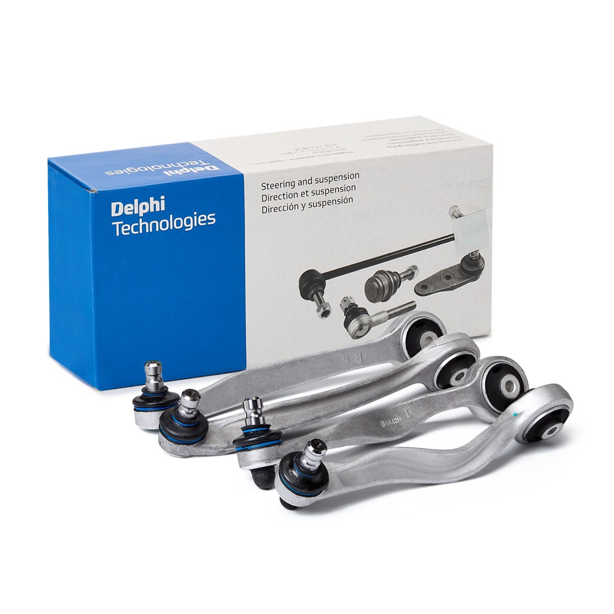 DELPHI Querlenker-Reparatursatz VW,AUDI,SKODA TC4337KIT 4D0407510D,8D0407505A,8D0407506B Reparatursatz, Querlenker,Querlenkersatz 8D0407509,8D0407510