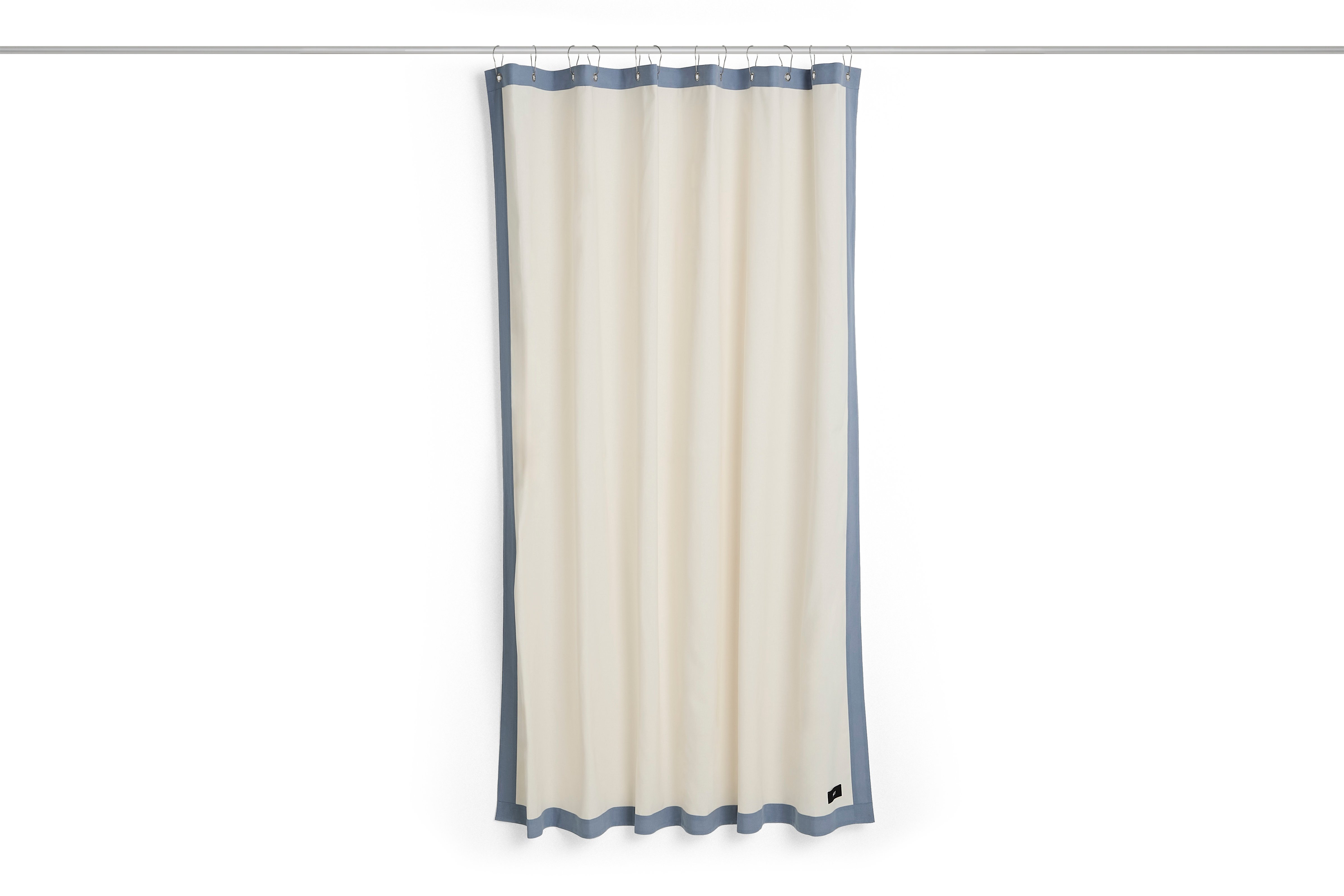 HAY - Outline Duschvorhang - W180 x L200 cm - Creme & Blau
