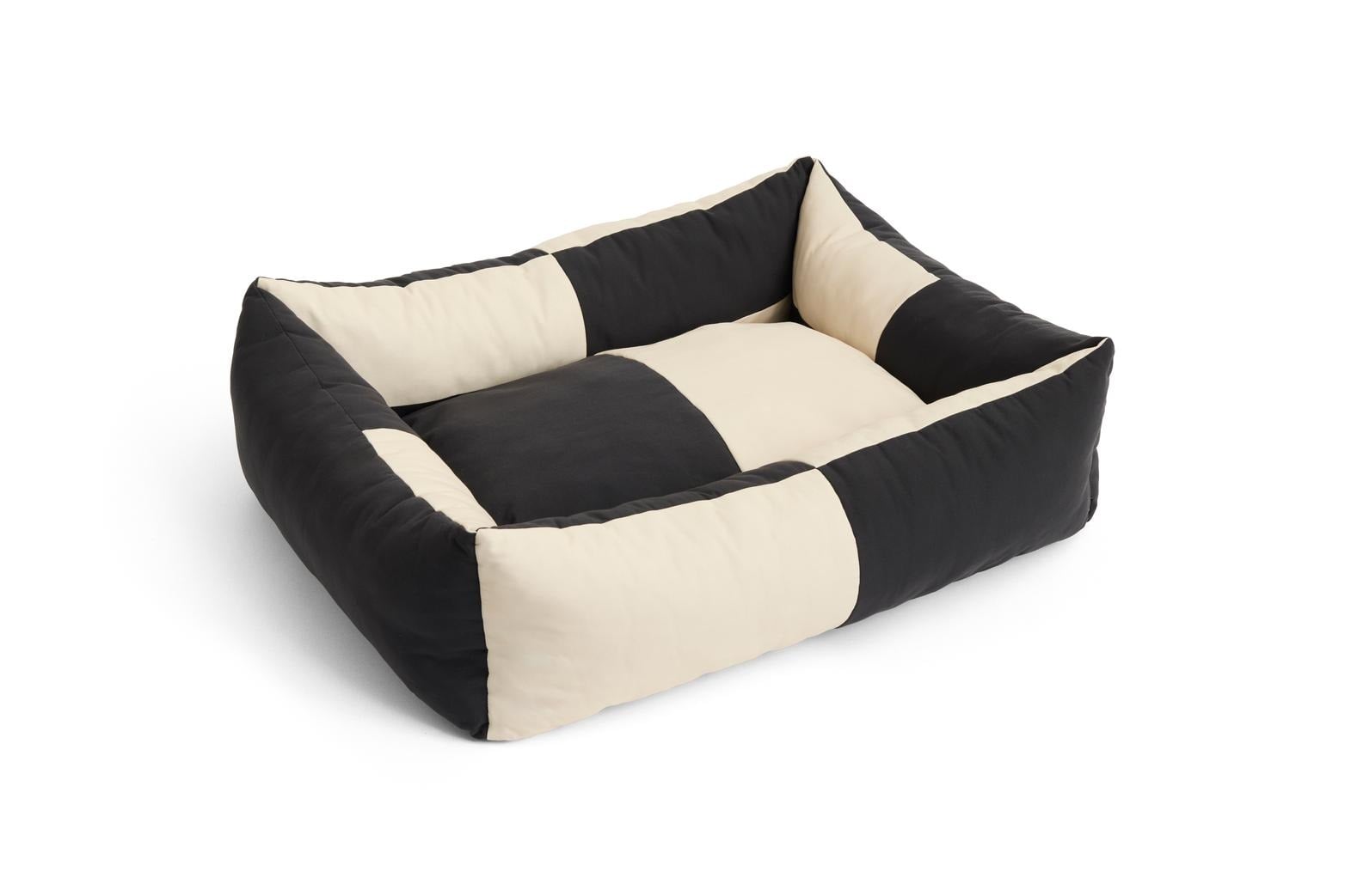 HAY - Hundekorb Zip Large - H30 x B75 x L96 cm - Schwarz & Weiß