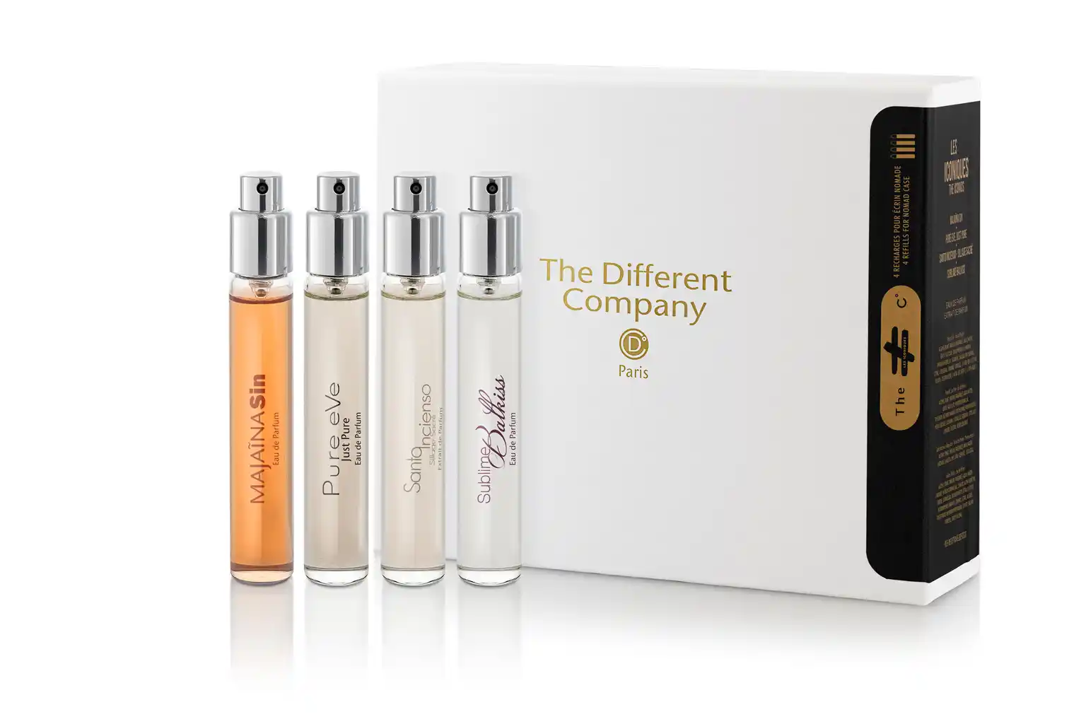 The Different Company - Best Sellers Travel Set  (MS+PE+SI+SB) 4 x 7.5 ml