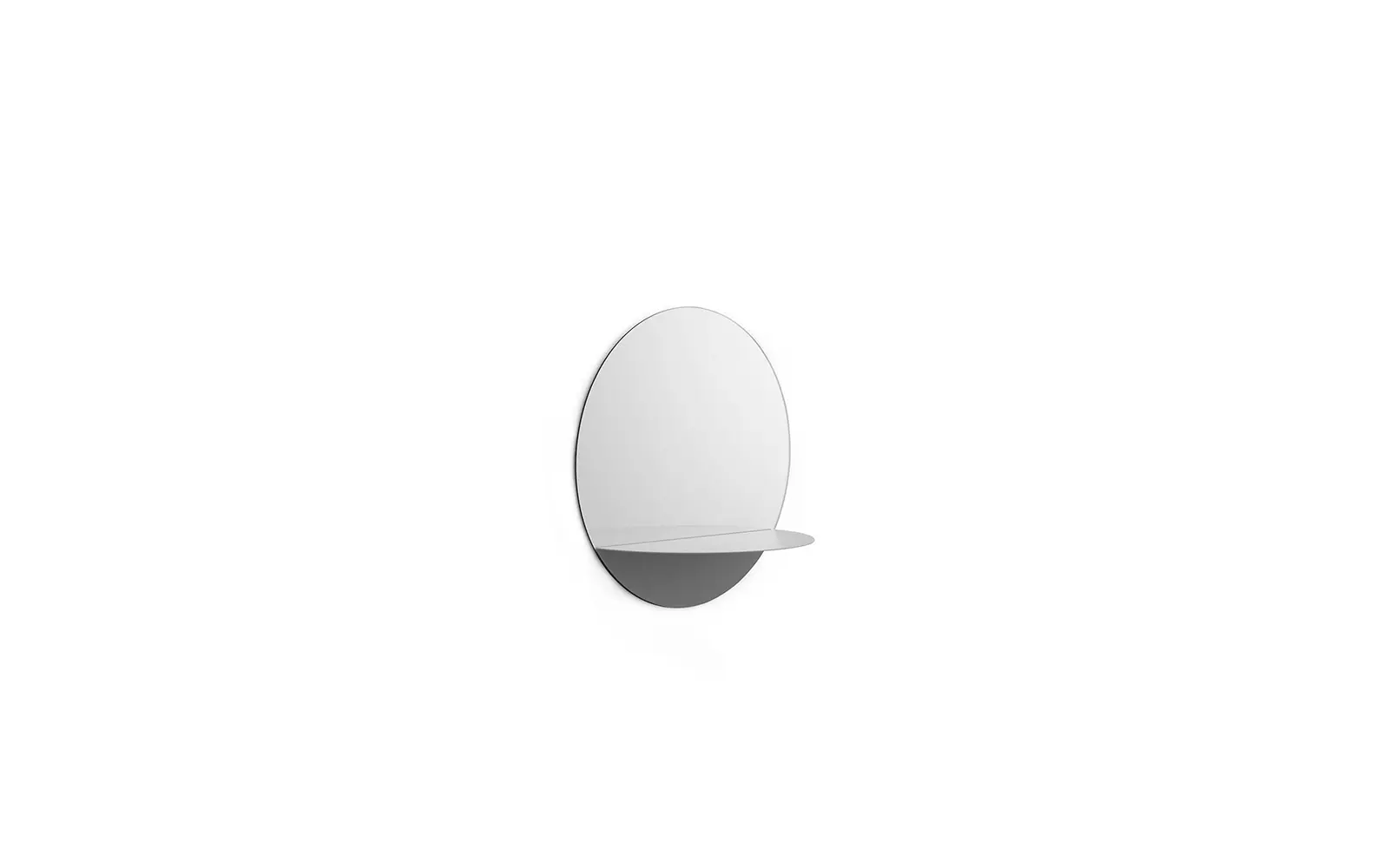 Normann Copenhagen - Horizon Runder Spiegel - Ø34 cm - Grau
