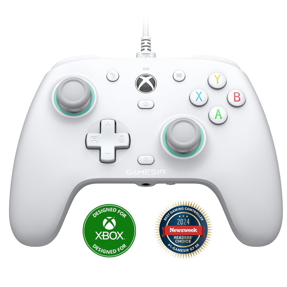 GameSir - G7 SE Multiplatform Gamepad (Hall-Effect Sticks) - White