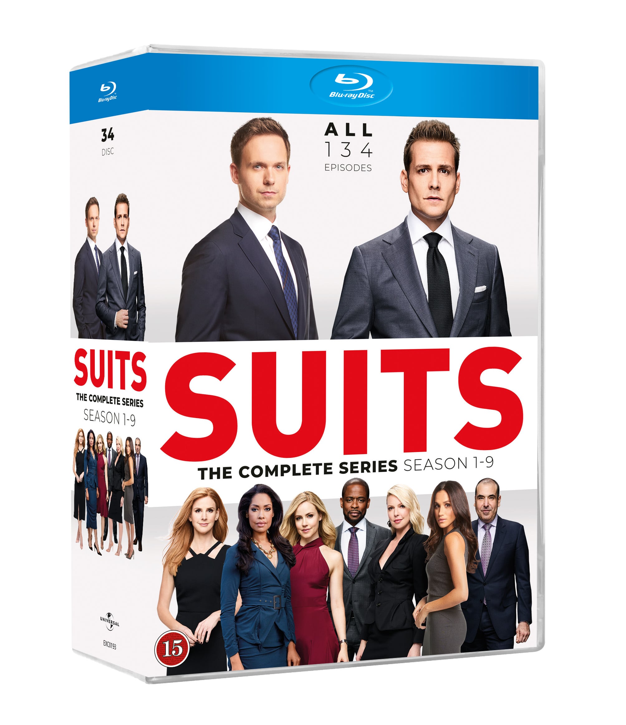 Suits: The Complete Series (34-disc) (Blu-ray)