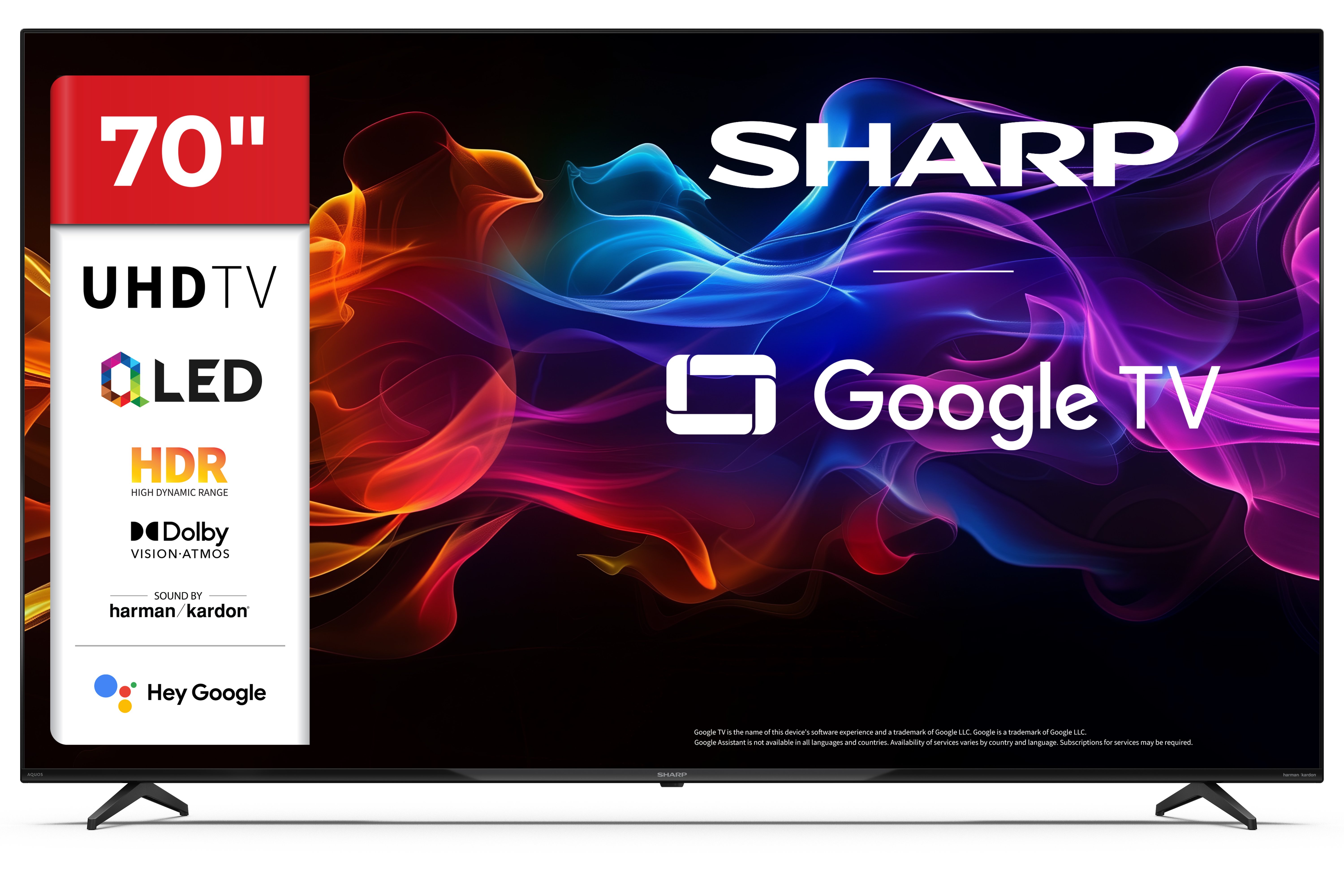 Sharp - 70" 4K Ultra HD QLED Google TV 70HP5265E
