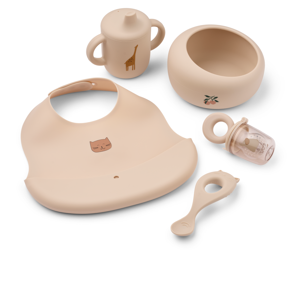 Liewood - Mileah Baby Mealtime Set - Apple blossom - One size