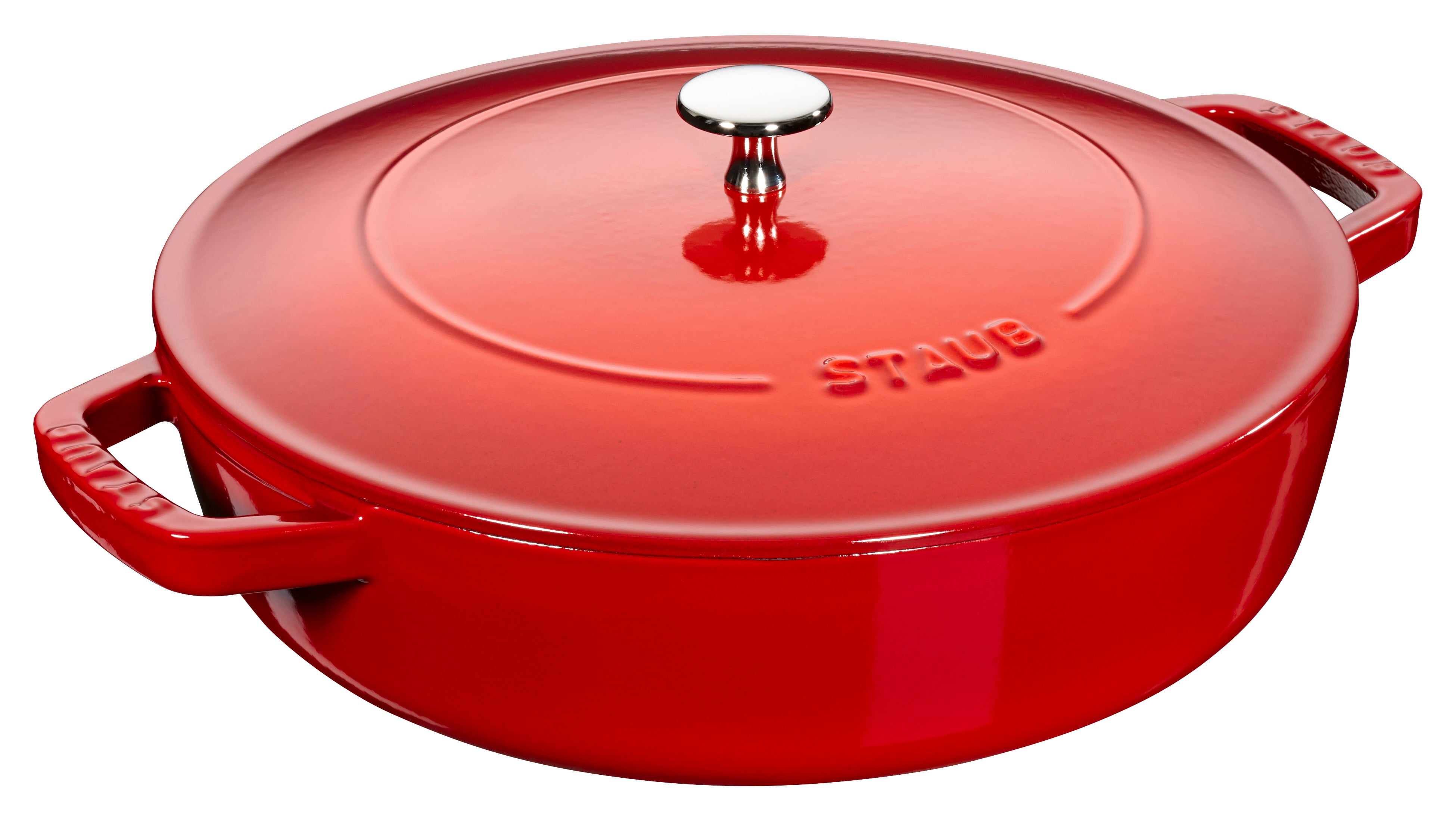Staub - Saute Pan Chistera - Cherry - 24 cm