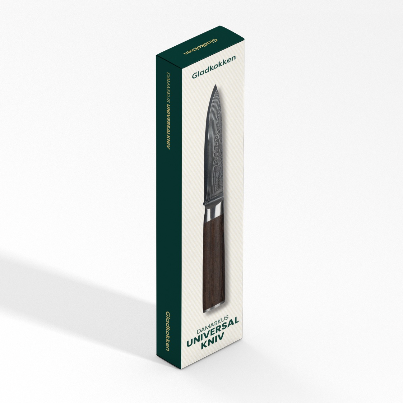 Gladkokken - Damascus utility knife - 13 cm