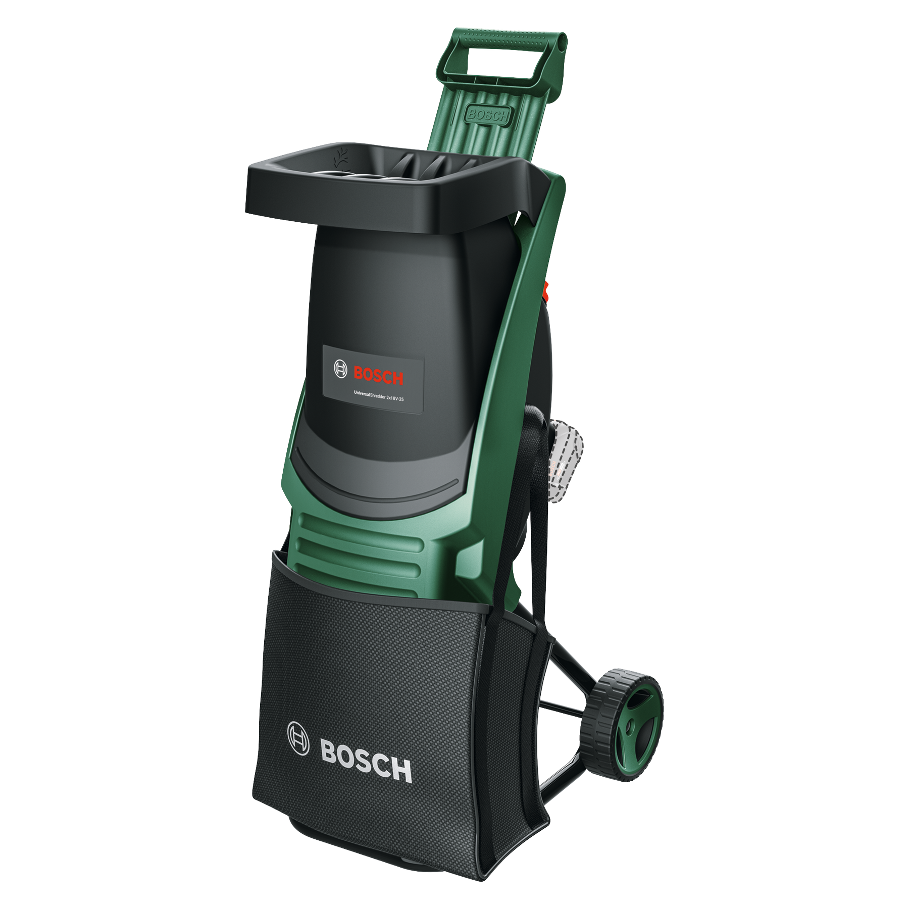 Bosch DIY - Universal Shredder 2x18V-25 2x18 V 4,0 Ah battery included