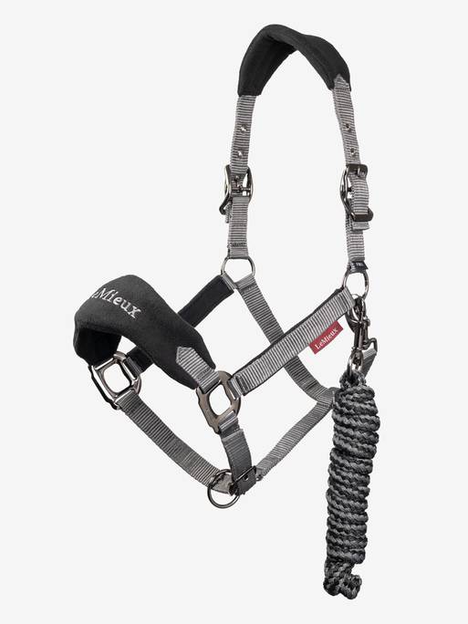 Lemieux - Vogue Headcollar & Leadrope - Black - Full
