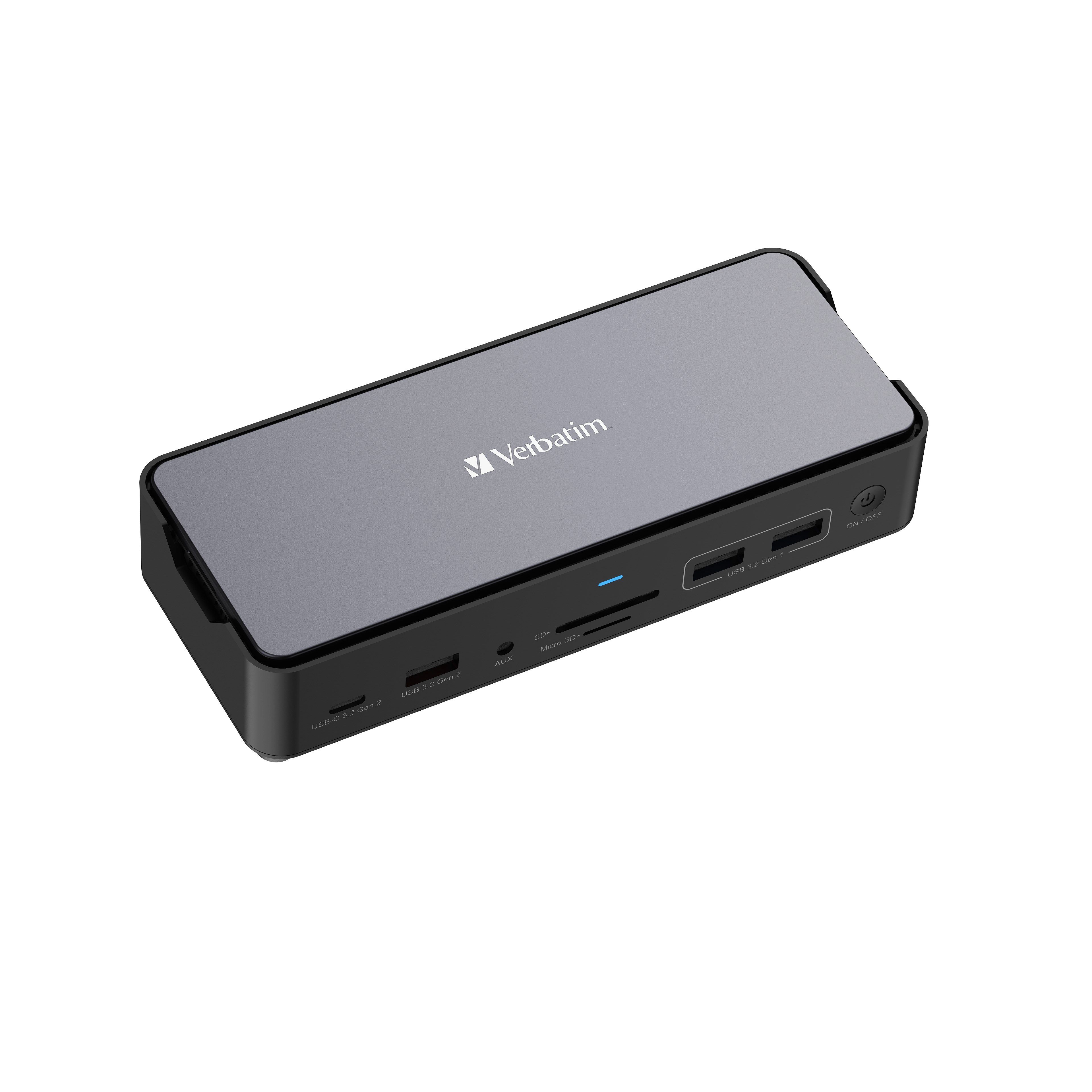 Verbatim - USB-C Pro Docking Station 15 Port w/SSD slot CDS-15S