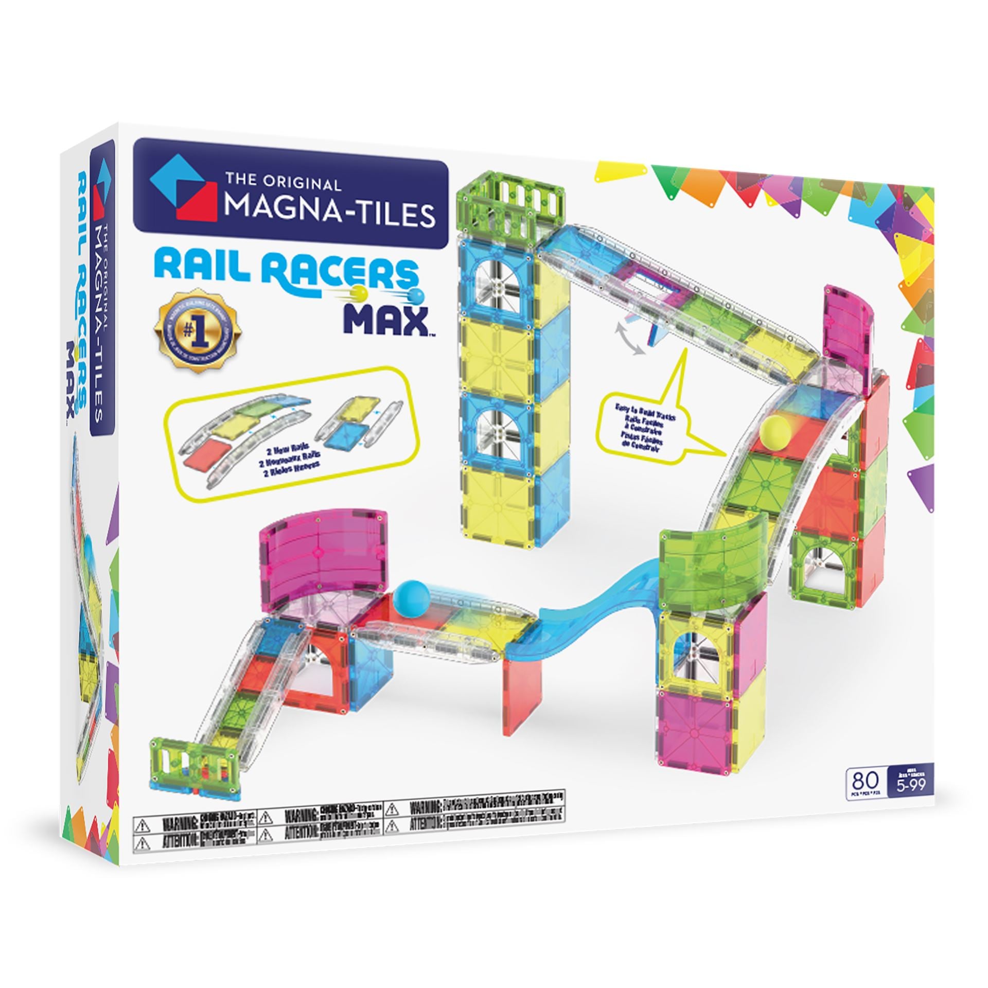 Magna‑Tiles – Rail Racers Max (90489)