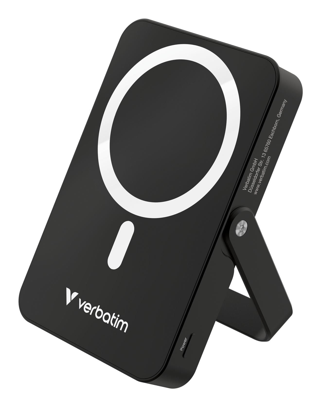Verbatim - Charge 'n' Go Magnetic Wireless Power Bank with stand - 10000 mAh