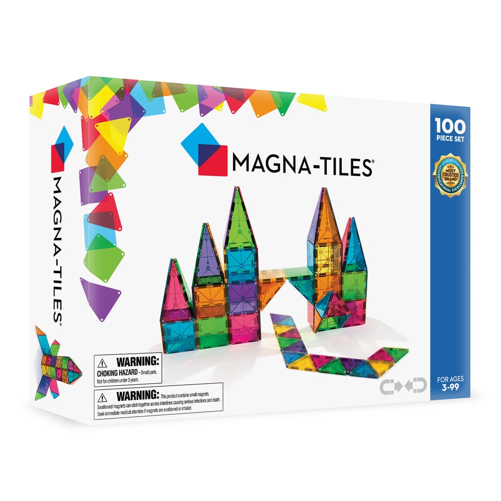 Magna-Tiles - Klare Farben - 100 Stück (90209)