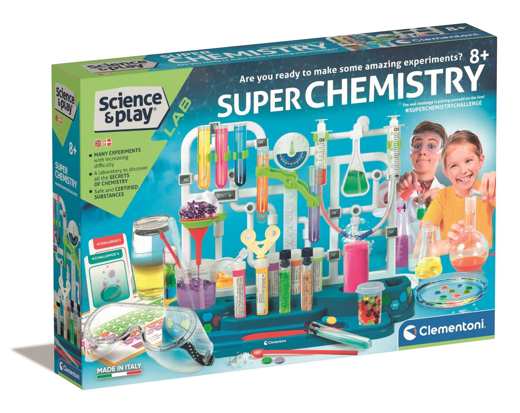 Clementoni - Science & Play - Super Chemistry (78830)