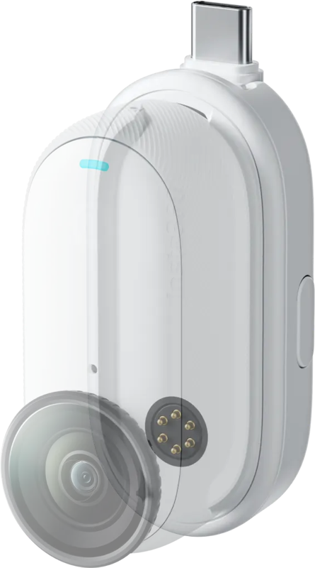 Insta360 - GO 3/GO 3S Quick Reader – Hochgeschwindigkeits-Leser für Datenübertragung mit USB-C & USB-A