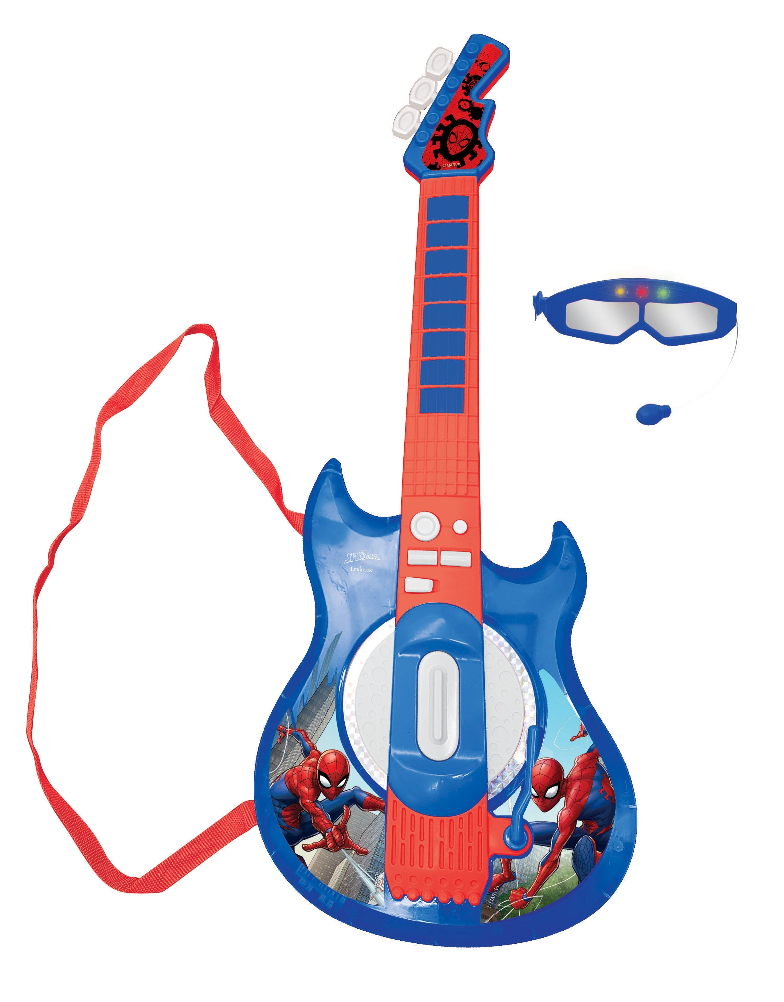 Lexibook - Spider-Man - Electronic Lighting Guitar (K260SP)