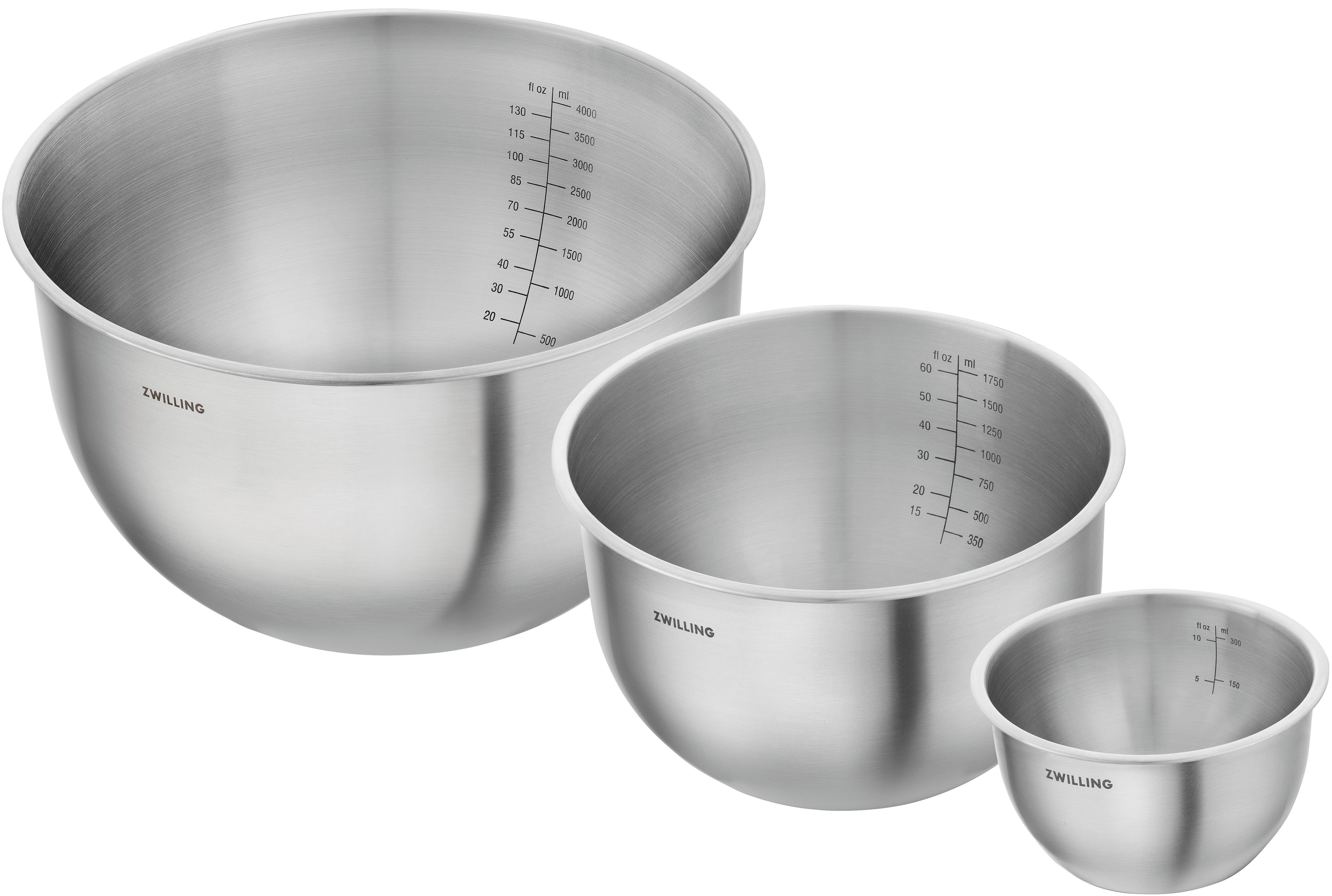 Zwilling - Fresh & Save Bowls - Silver - S/M/L / 3-pcs