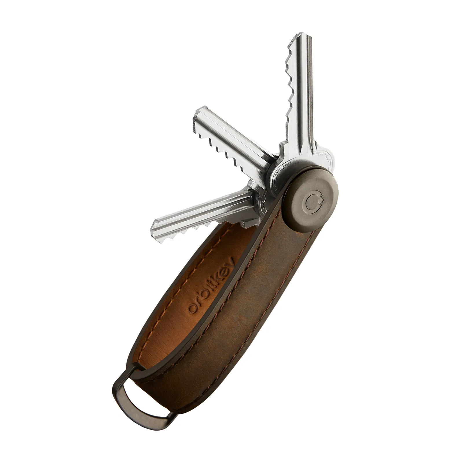 ​Orbitkey - Gift Set - Crazy Horse Key Organiser + Multitool V2 - Oak