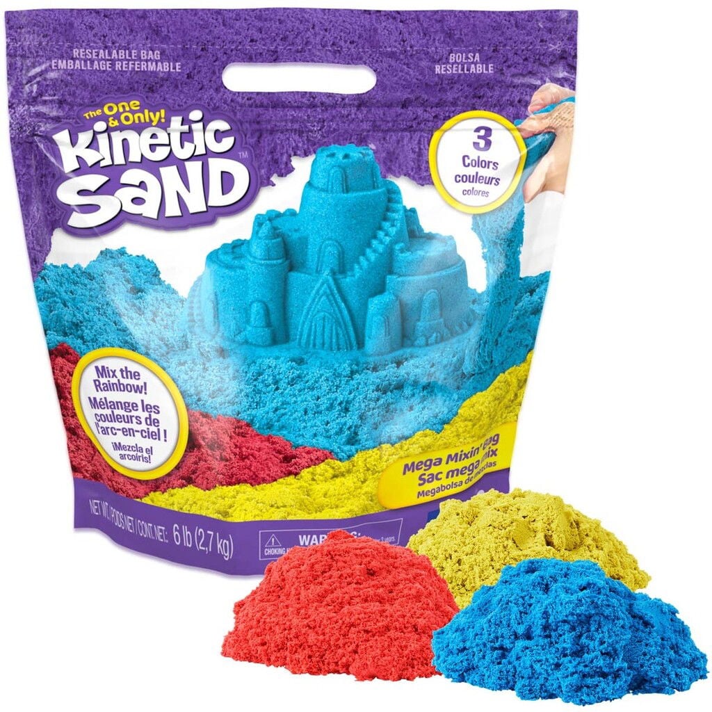 Kinetic Sand - Primary Colour Bag - 2,7kg (6065104)