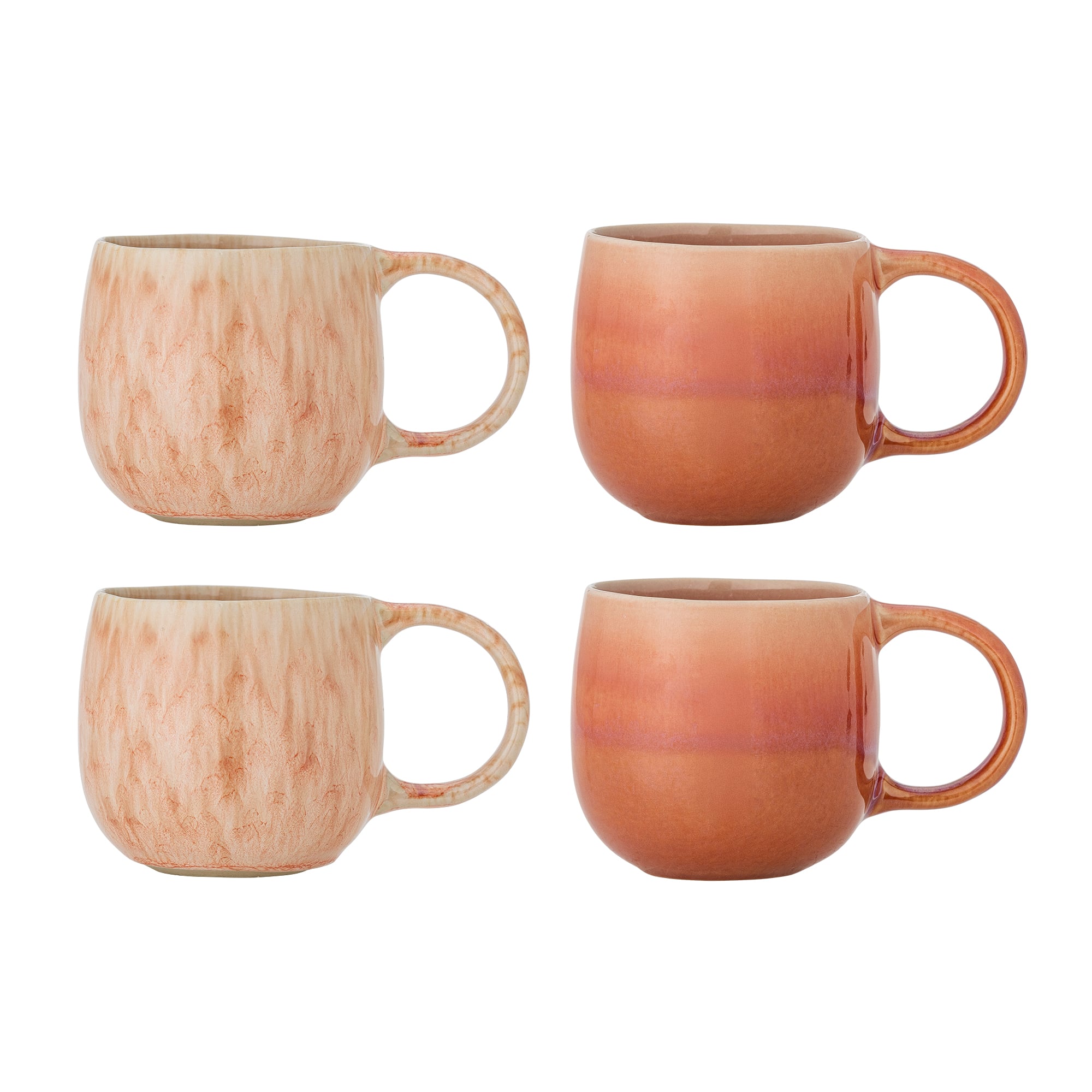 Bloomingville – Roselyn Tasse – rosa – 4er-Set – Steinzeug