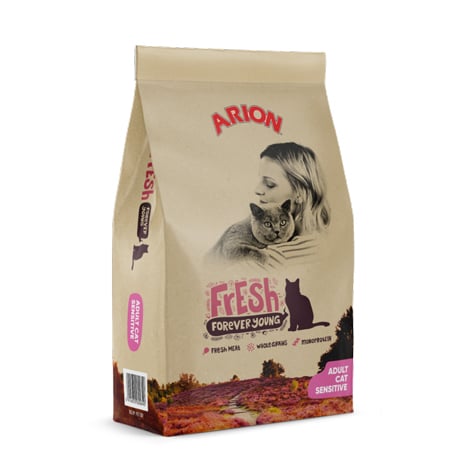 ARION - Cat Food - Fresh Cat Adult Sensitive - 12 Kg (105585)