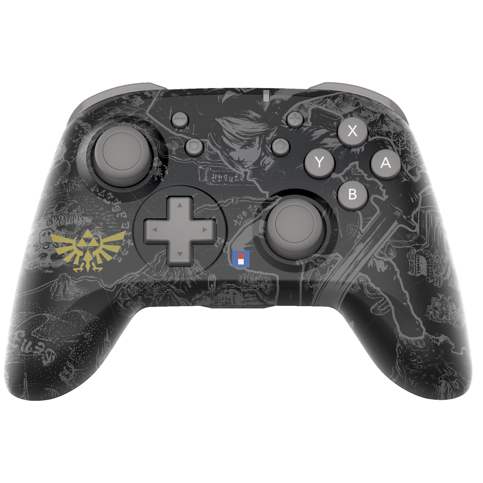 HORI - Wireless HORIPAD - Zelda Black & Grey - Switch/ Switch 2