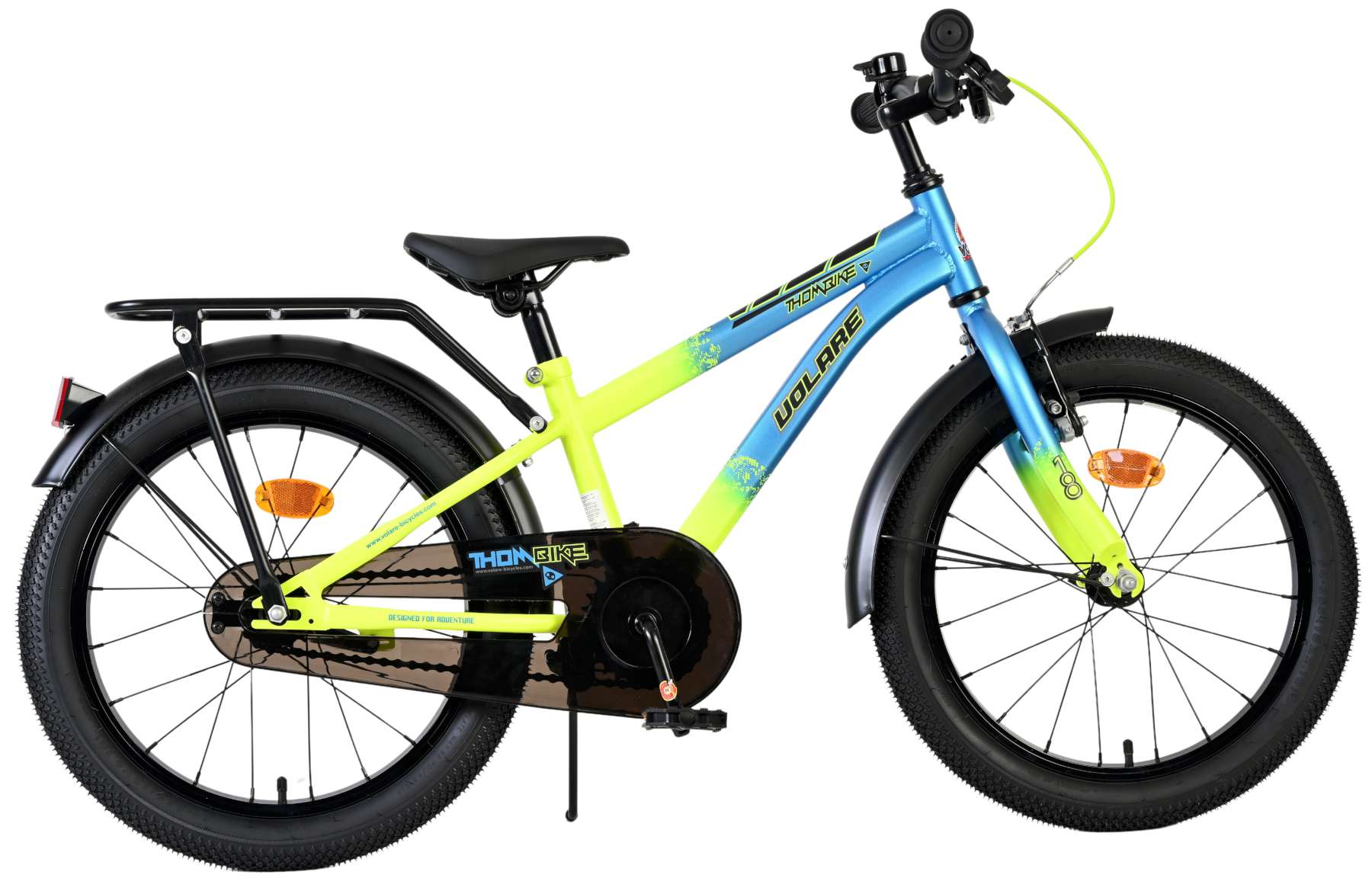 Volare - Children's Bicycle 18" - Thombike Blue Yellow (61857)