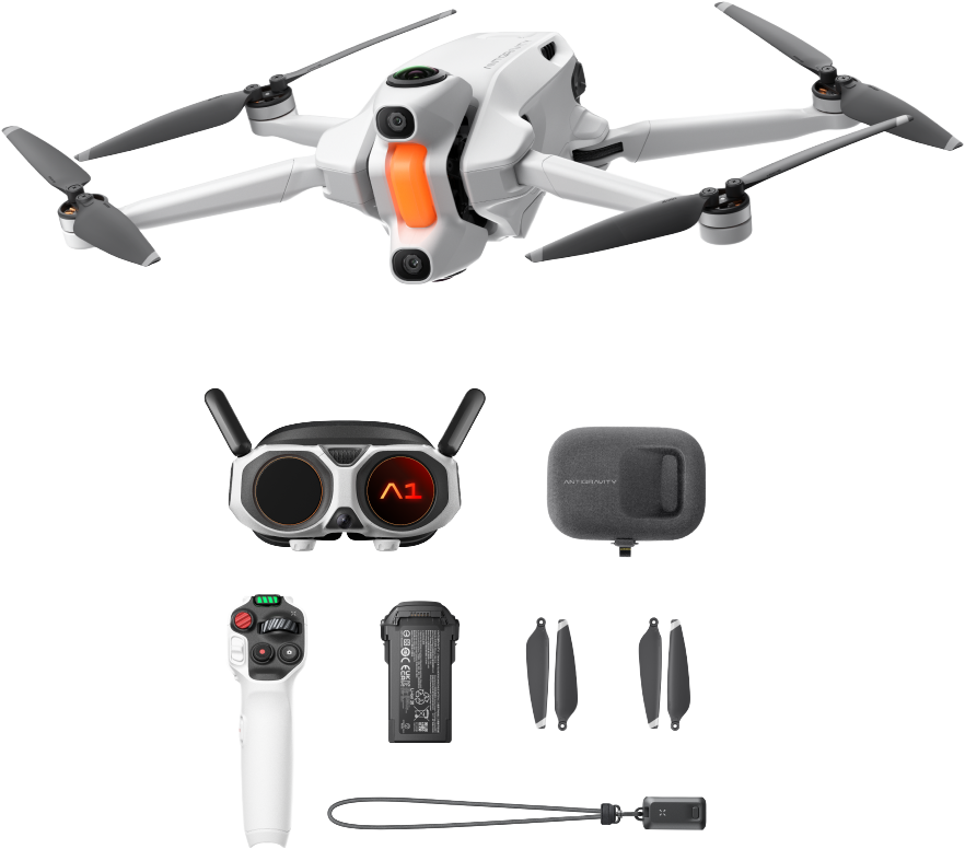 Antigravity - A1 Drone - 8K 360 - Standard Bundle - Die weltweit erste 360°-Drohne