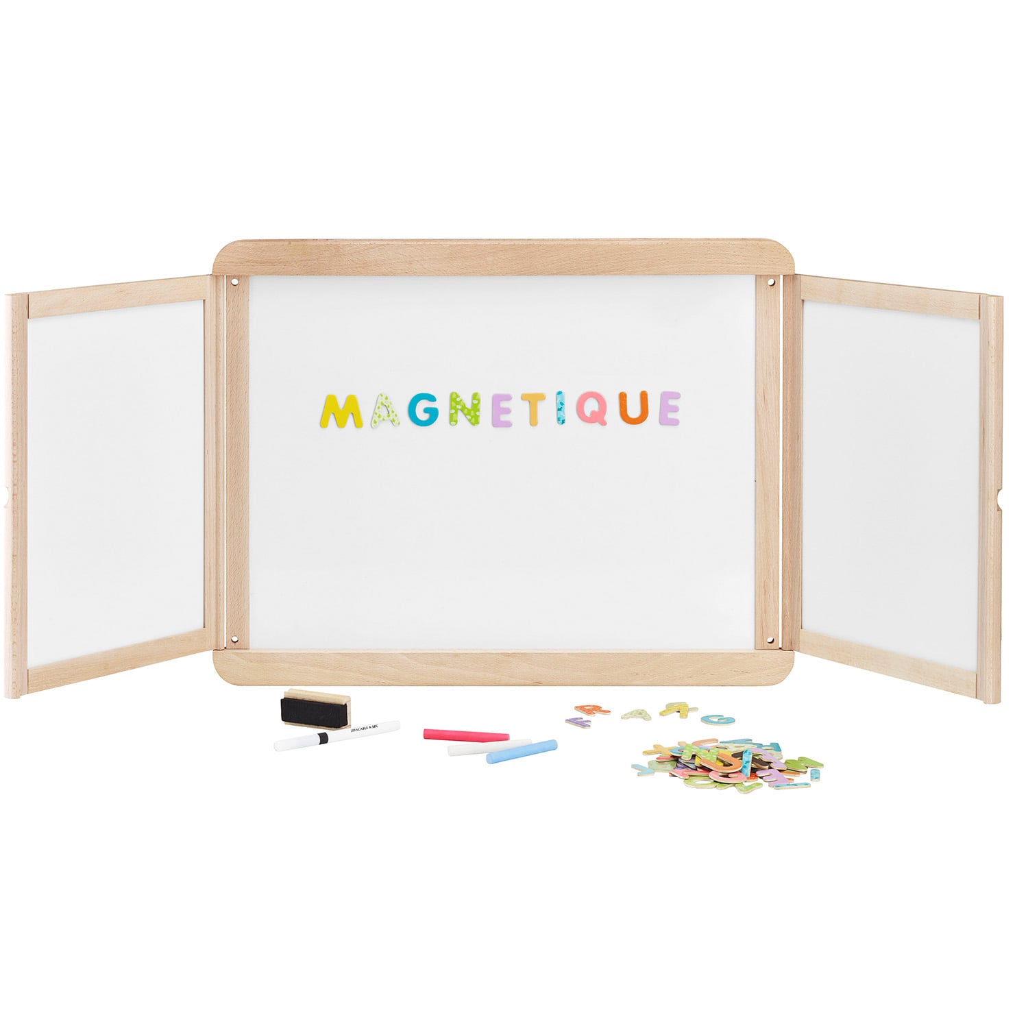 Jura - Magnetic Wall Triptych Blackboard - Black - 90cm x 60cm