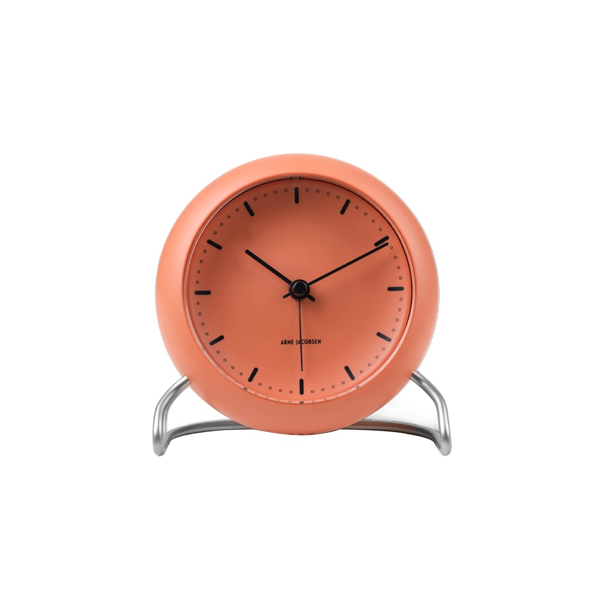 Arne Jacobsen – City Hall Tischuhr – Ø11 cm – Rot